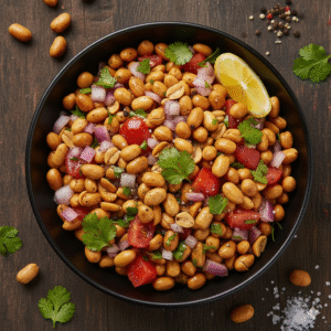 high protein peanut salad